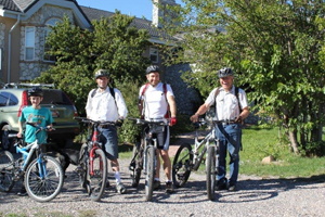 Spirituality and Health - David W. Allan famiy bike ride. 