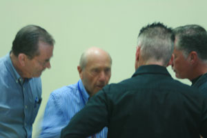 David W Allan and 3 men