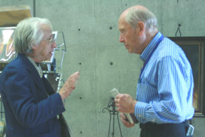 David w Allan and friend